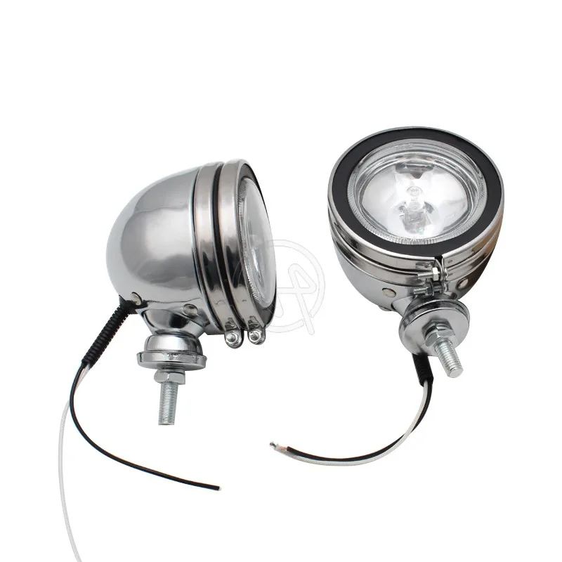 Universal Chrome Metal Motorcycle Fog Auxiliary Light Scooter Driving Spot Indicator For Harley Bobber Yamaha Cafe Racer
Universal Chrome Metal Motorcycle Fog Auxiliary Light Scooter Driving Spot Indicator For Harley Bobber Yamaha Cafe Racer