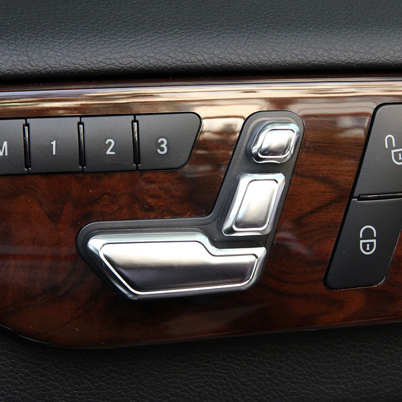 Chrome Seat Adjustment Swith Cover Trim Decoration for Mercedes-Benz B W246 E W212 CLS W218 GLK GLA ML Car Styling
Chrome Seat Adjustment Swith Cover Trim Decoration for Mercedes-Benz B W246 E W212 CLS W218 GLK GLA ML Car Styling