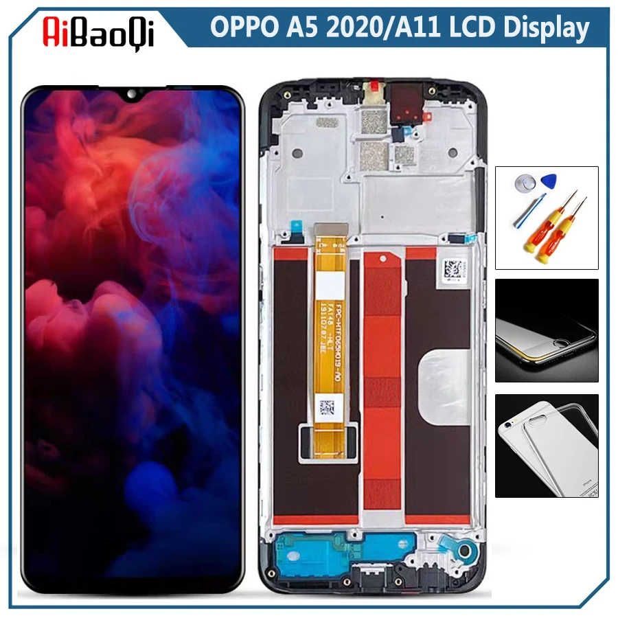 Original For OPPO A5 2020 CPH1931 LCD Display Screen Touch Digitizer Assembly For 6.5 inch OPPO A11 With Frame Replace
Original For OPPO A5 2020 CPH1931 LCD Display Screen Touch Digitizer Assembly For 6.5 inch OPPO A11 With Frame Replace