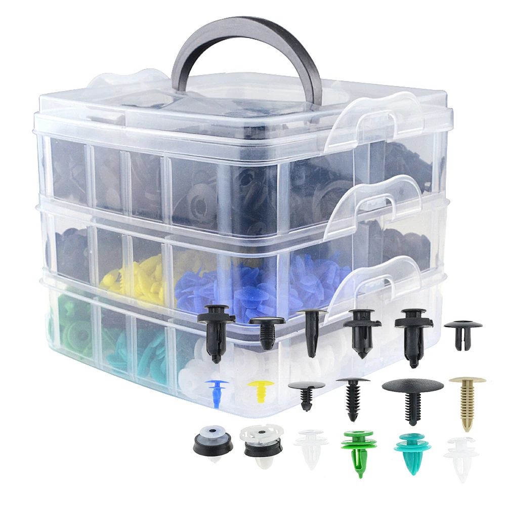 500PCS/Box Car Fastener Clips Mixed Fasteners Door Trim Panel Auto Bumper Rivet Retainer Push Engine Cover Fender Accessories
500PCS/Box Car Fastener Clips Mixed Fasteners Door Trim Panel Auto Bumper Rivet Retainer Push Engine Cover Fender Accessories