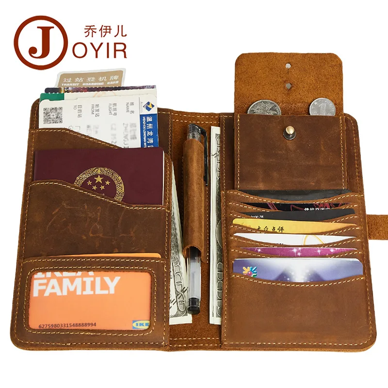 Genuine Leather Wallet Men Passport Holder Coin Purse Magic Walet MAN Passport Cover Long Wallet Card Holders
Genuine Leather Wallet Men Passport Holder Coin Purse Magic Walet MAN Passport Cover Long Wallet Card Holders