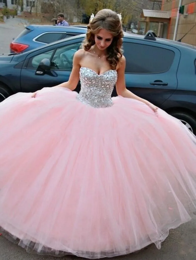2025 Pink Quinceanera Gown Tulle Sequin 15 Anos Flowers Fluffy Dresses Sweet 18 Vestidos Elegant Long Prom Party Dress
2025 Pink Quinceanera Gown Tulle Sequin 15 Anos Flowers Fluffy Dresses Sweet 18 Vestidos Elegant Long Prom Party Dress