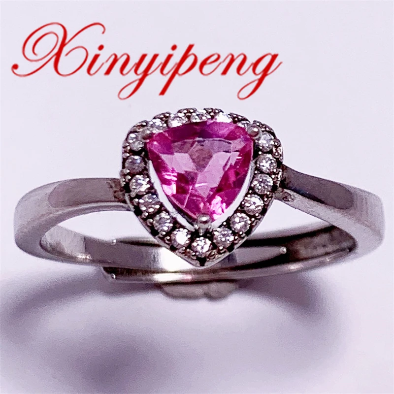 Xin Yipeng Jewelry Real S925 Sterling Silver Plated White Gold Inlaid Natural Red Tourmaline Ring Fine Holiday Gifts for Women
Xin Yipeng Jewelry Real S925 Sterling Silver Plated White Gold Inlaid Natural Red Tourmaline Ring Fine Holiday Gifts for Women