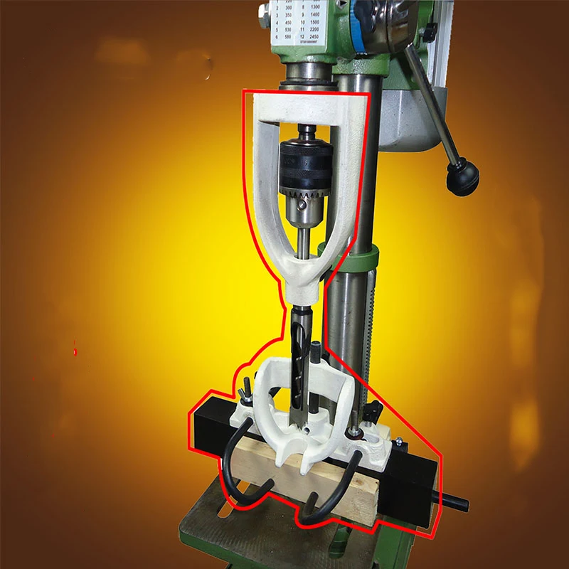 Horizontal drill bit locator set Woodworking square tenoner square tenoner set is used to repair chisel in a plastic box
Horizontal drill bit locator set Woodworking square tenoner square tenoner set is used to repair chisel in a plastic box