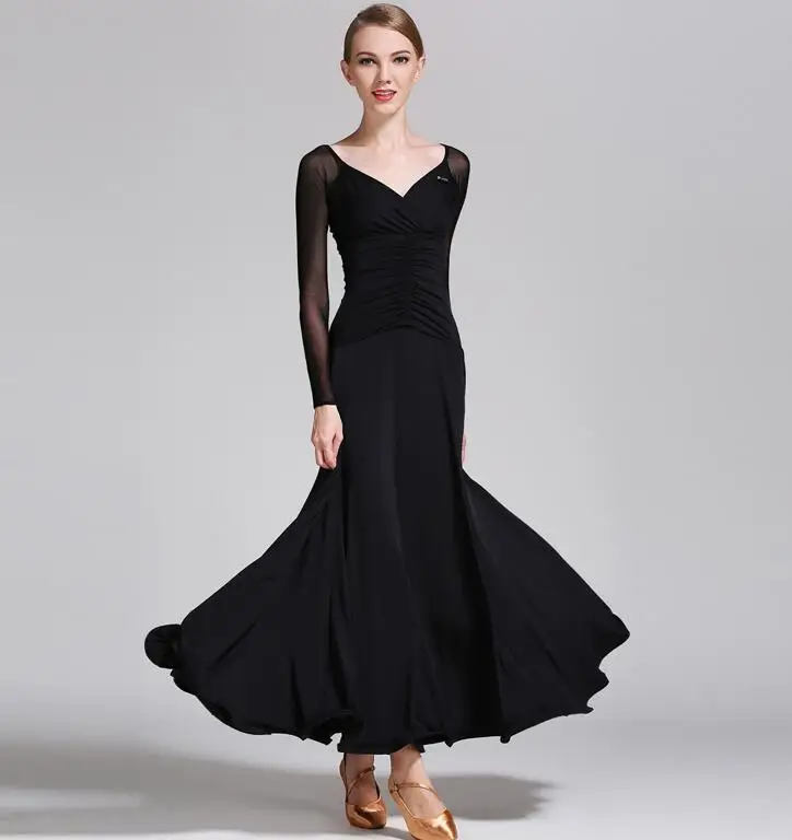 Ballroom Dance Dresses American smooth dress Tango Waltz dress Women Ballroom Dance long sleeve blue green red blue black S9007
Ballroom Dance Dresses American smooth dress Tango Waltz dress Women Ballroom Dance long sleeve blue green red blue black S9007