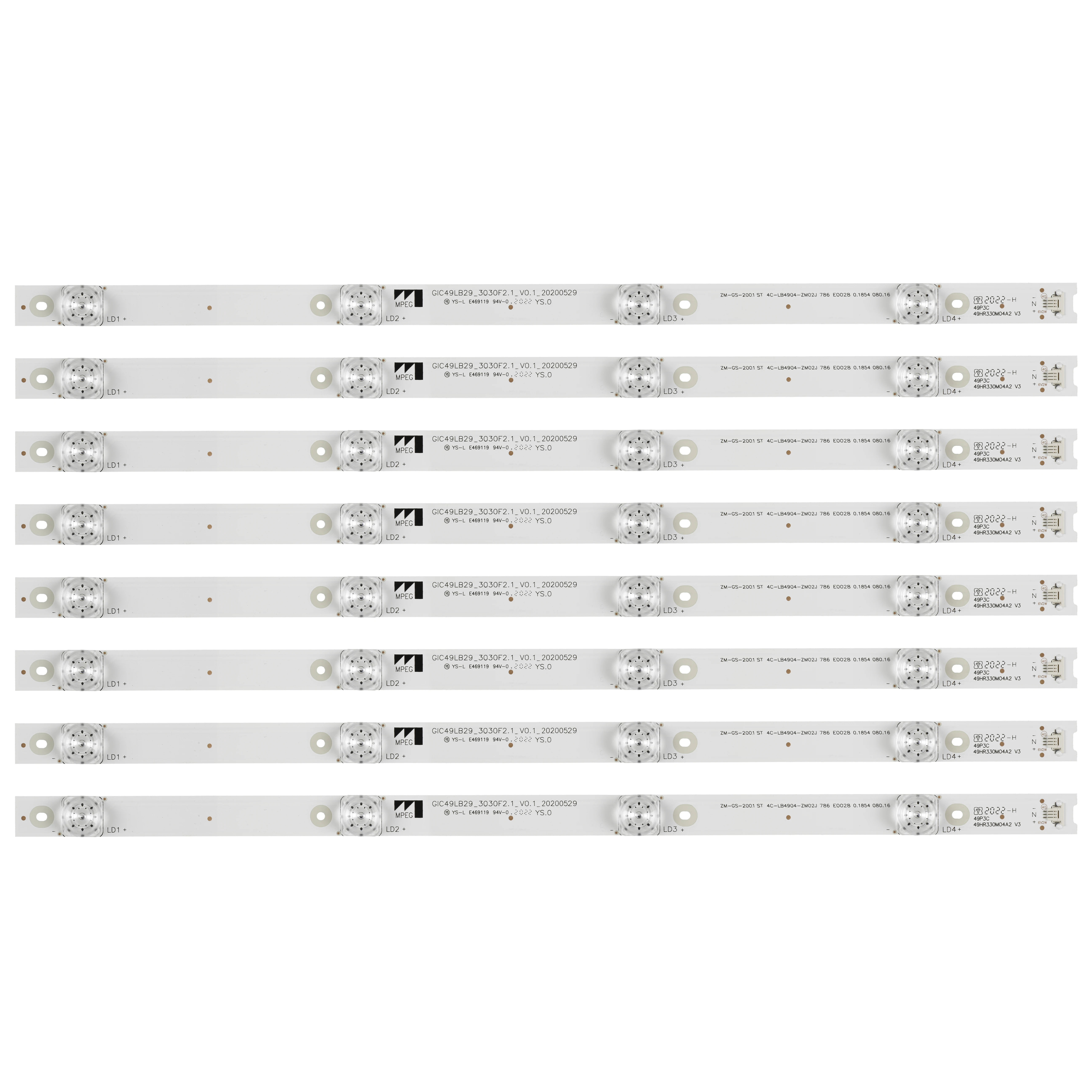 Светодиодный подсветка для TCL 49P3 D49A620U 49A950C B49A81S-UD L49P1-UD L49P2-UD 4C-LB4904-HR07J 49HR330M04A2 V3 49P3F 49A 49A950C 49P3C
Светодиодный подсветка для TCL 49P3 D49A620U 49A950C B49A81S-UD L49P1-UD L49P2-UD 4C-LB4904-HR07J 49HR330M04A2 V3 49P3F 49A 49A950C 49P3C