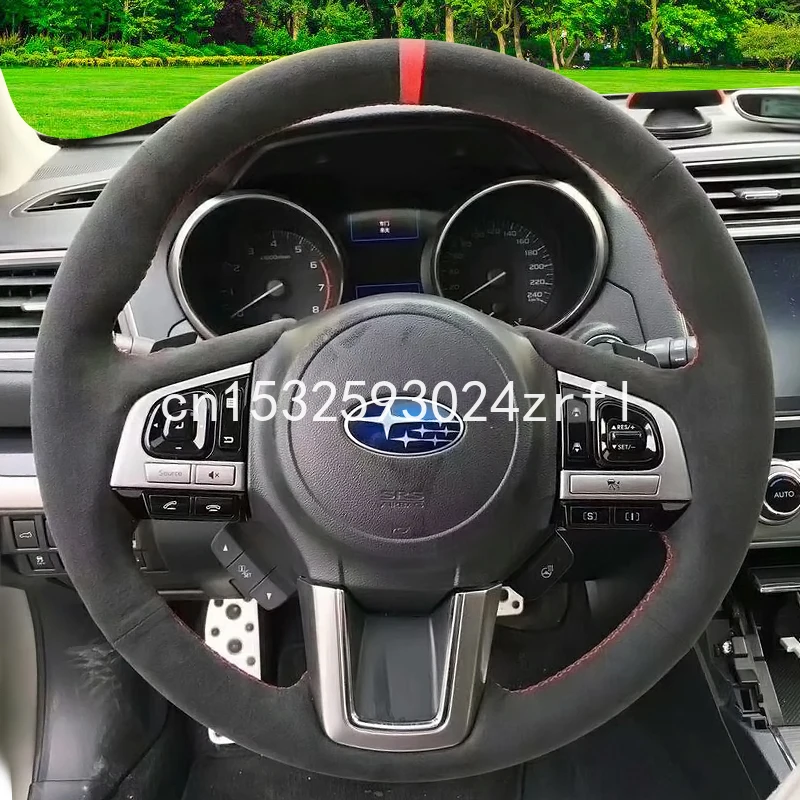 For SUBARU Forester XV outback Legacy 2019 DIY Black Suede Car Steering Wheel Cover
For SUBARU Forester XV outback Legacy 2019 DIY Black Suede Car Steering Wheel Cover