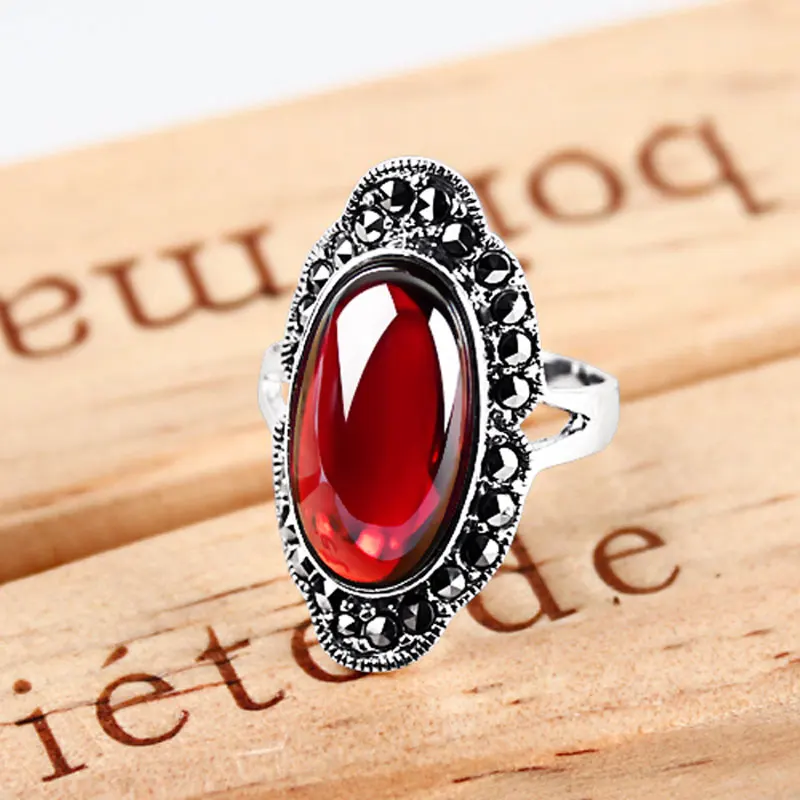 ZHJIASHUN Vintage Silver Rings For Women Retro 100% 925 Sterling Silver Natural Precious Stones Wedding Ring Jewelry Female
ZHJIASHUN Vintage Silver Rings For Women Retro 100% 925 Sterling Silver Natural Precious Stones Wedding Ring Jewelry Female