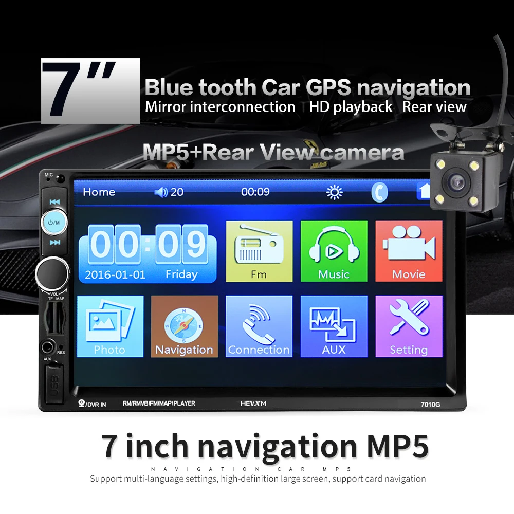 Автомобильный радиоприемник 2 din, 7 дюймов, HD, GPS-навигатор, проигрыватель, камера, Bluetooth, AUX, MP3, MP5, стерео, FM, аудио, USB, автомобильная электронная 2din 7010G
Автомобильный радиоприемник 2 din, 7 дюймов, HD, GPS-навигатор, проигрыватель, камера, Bluetooth, AUX, MP3, MP5, стерео, FM, аудио, USB, автомобильная электронная 2din 7010G