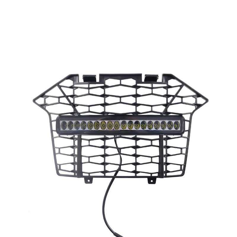 Front Bumper Mesh Grille Grill with LED Light Bar for Polaris RZR PRO XP 1000 2020
Front Bumper Mesh Grille Grill with LED Light Bar for Polaris RZR PRO XP 1000 2020