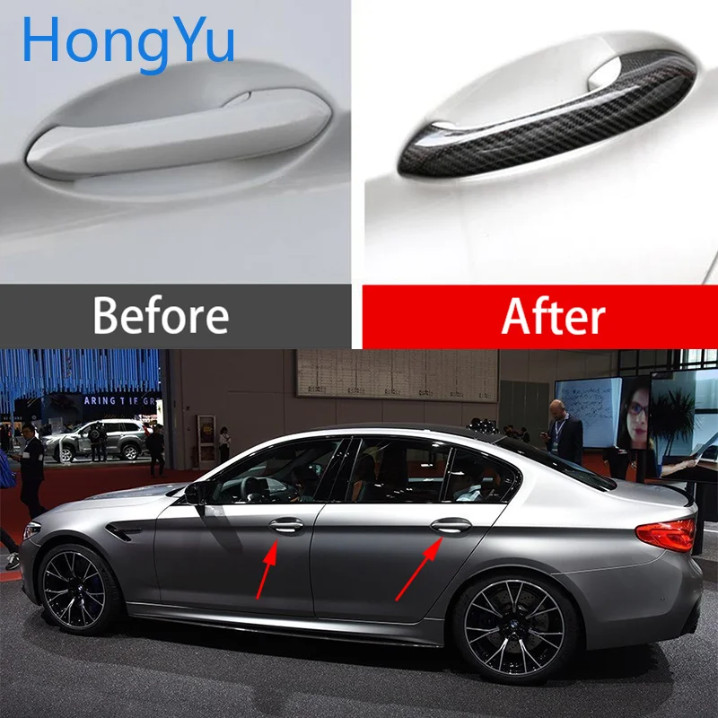 For BMW Carbon Fiber Auto Door Handle Knob Exterior Trim Covers for BMW M5 2018 2019 2020 Sticker
For BMW Carbon Fiber Auto Door Handle Knob Exterior Trim Covers for BMW M5 2018 2019 2020 Sticker