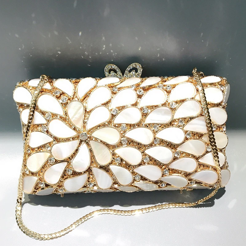 Large Shell Diamond Purse Gold Metal Evening Clutch For Women High Quality Wedding Bridesmaid Handbags Girls Shoulder Purse Bag
Large Shell Diamond Purse Gold Metal Evening Clutch For Women High Quality Wedding Bridesmaid Handbags Girls Shoulder Purse Bag