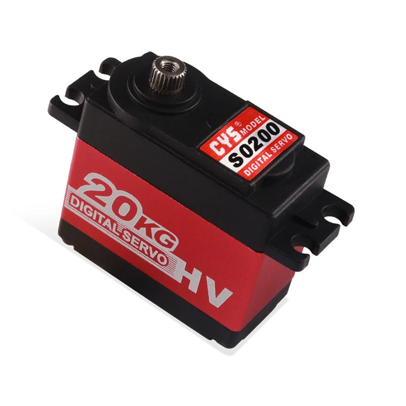 CYS S0200 20KG standard size waterproof steering gear HV Digital RC Servo For RC Car climbing off-road
CYS S0200 20KG standard size waterproof steering gear HV Digital RC Servo For RC Car climbing off-road