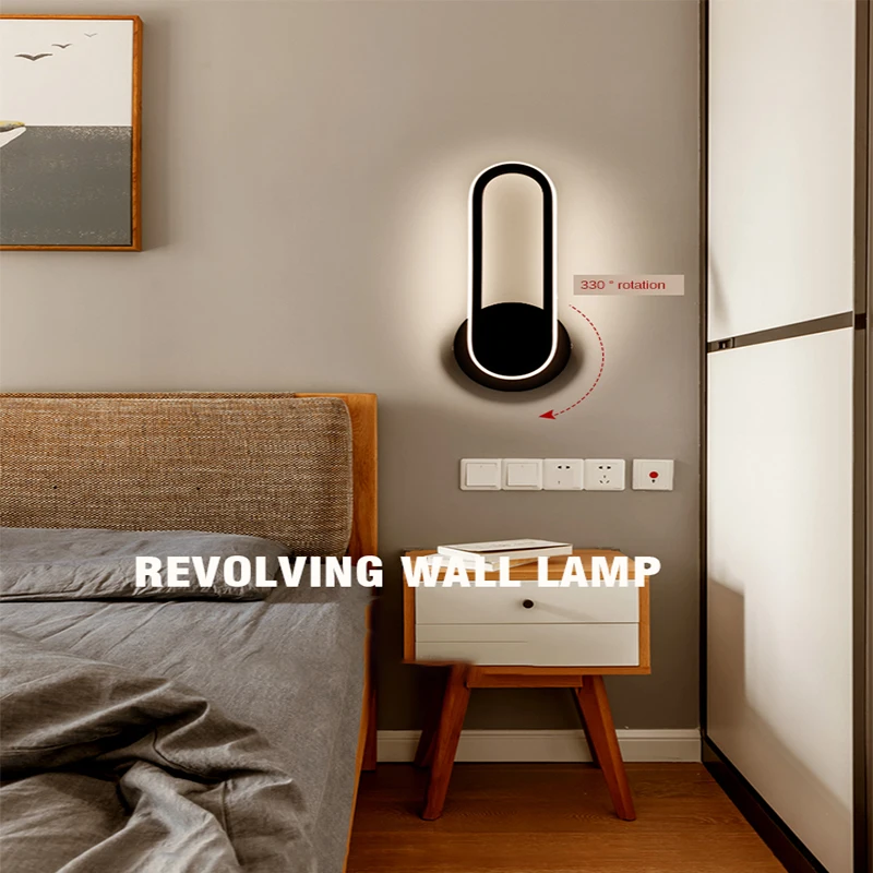Nordic rotatable LED wall lamp bedroom bedside decoration lamp living room sofa backlit aisle corridor lamp factory direct sales
Nordic rotatable LED wall lamp bedroom bedside decoration lamp living room sofa backlit aisle corridor lamp factory direct sales
