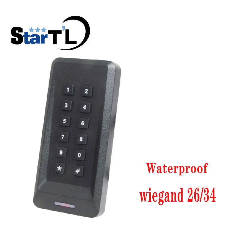 Waterproof keypad wiegand 26 34 proximity 125khz rfid access control card reader
Waterproof keypad wiegand 26 34 proximity 125khz rfid access control card reader