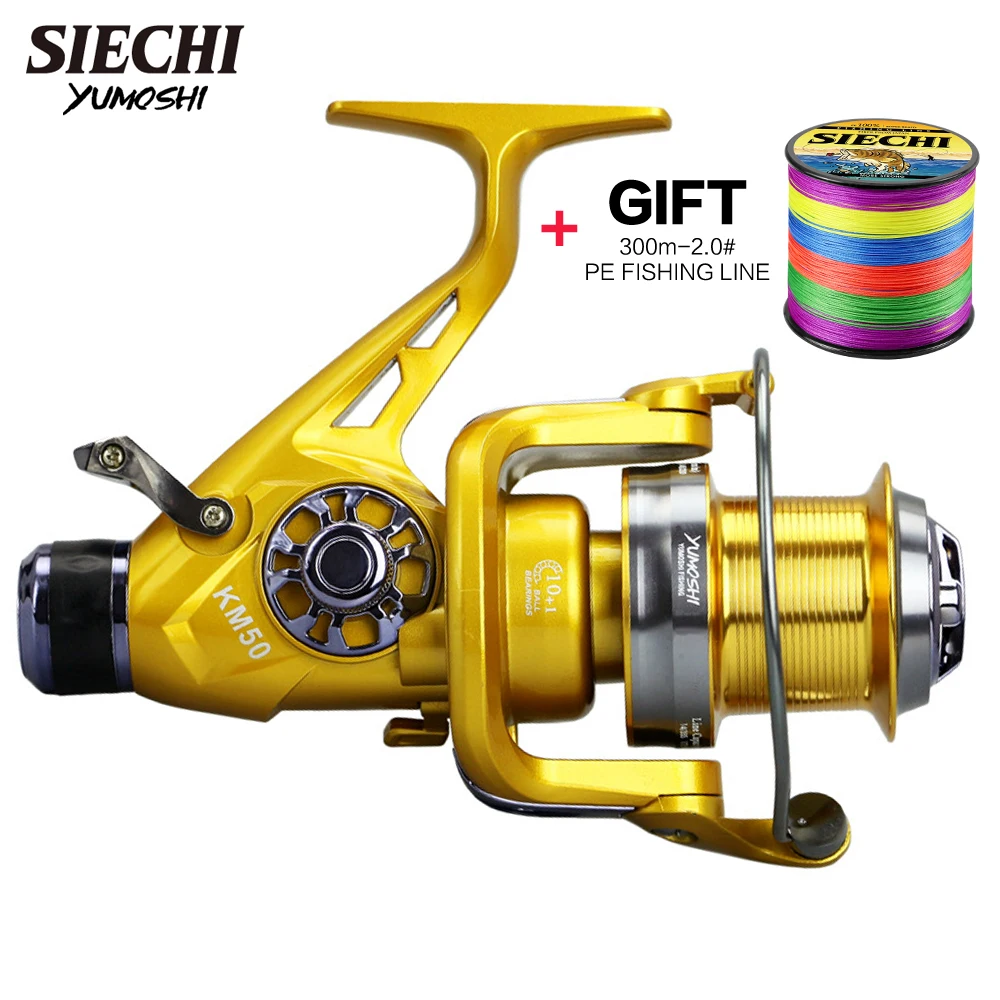 SIECHI 5000 6000 Series Carp Fishing Reel CNC Metal Spool Double Brake Spinning Reel for Freshwater Sea Boat Fishing
SIECHI 5000 6000 Series Carp Fishing Reel CNC Metal Spool Double Brake Spinning Reel for Freshwater Sea Boat Fishing