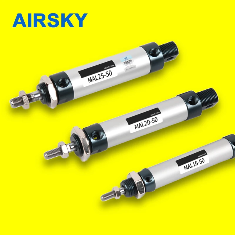 Air Cylinder MAL Mini Pneumatic Cylinder MAL25x250 Single Lever Series Bore 16/20/25/32/40mm Stroke 25/50/75/100-500mm
Air Cylinder MAL Mini Pneumatic Cylinder MAL25x250 Single Lever Series Bore 16/20/25/32/40mm Stroke 25/50/75/100-500mm