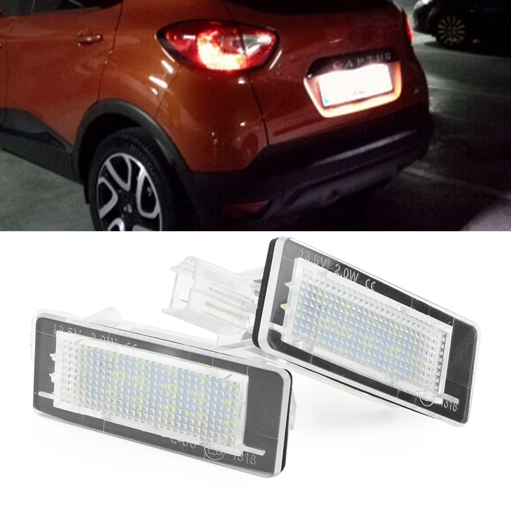 2Pcs Car Rear License Number Plate LED Light Lamp For Renault Dacia Duster 2010-15 & Espace MK4 Scenic MK2 03-09 & Laguna II KGO
2Pcs Car Rear License Number Plate LED Light Lamp For Renault Dacia Duster 2010-15 & Espace MK4 Scenic MK2 03-09 & Laguna II KGO