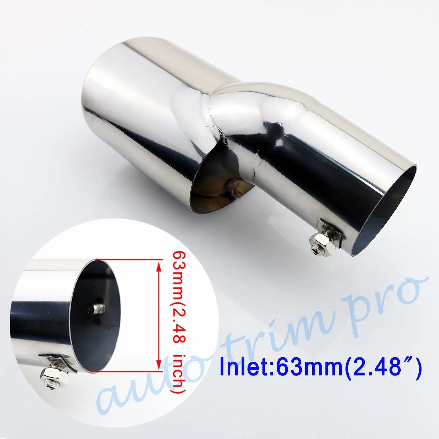 Chrome Tail Pipe Muffler Rear Exhaust Cover Trim Fit For Honda Civic 10th 2016 2017 Accessories 1pc
Chrome Tail Pipe Muffler Rear Exhaust Cover Trim Fit For Honda Civic 10th 2016 2017 Accessories 1pc