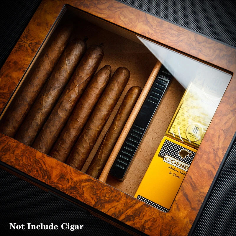Cedar Wood Cigar Travel Humidor Box Portable Cigar Case W/ Humidifier Hygrometer Humidor Sigaren Box Fit 30-35 \Cigars
Cedar Wood Cigar Travel Humidor Box Portable Cigar Case W/ Humidifier Hygrometer Humidor Sigaren Box Fit 30-35 \Cigars