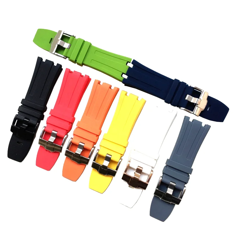 28mm Waterproof Silicone Strap Thick Wrist WatchBand Belt For ROYAL OAK OFFSHORE Audemars Piguet Replacement Wristband Accessor
28mm Waterproof Silicone Strap Thick Wrist WatchBand Belt For ROYAL OAK OFFSHORE Audemars Piguet Replacement Wristband Accessor