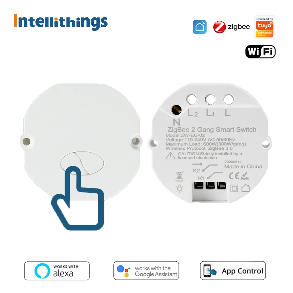 Умный выключатель света Intellithings Tuya Zigbee, двухсторонний выключатель «сделай сам» с голосовым управлением, поддержкой Alexa, Google Home
Умный выключатель света Intellithings Tuya Zigbee, двухсторонний выключатель «сделай сам» с голосовым управлением, поддержкой Alexa, Google Home