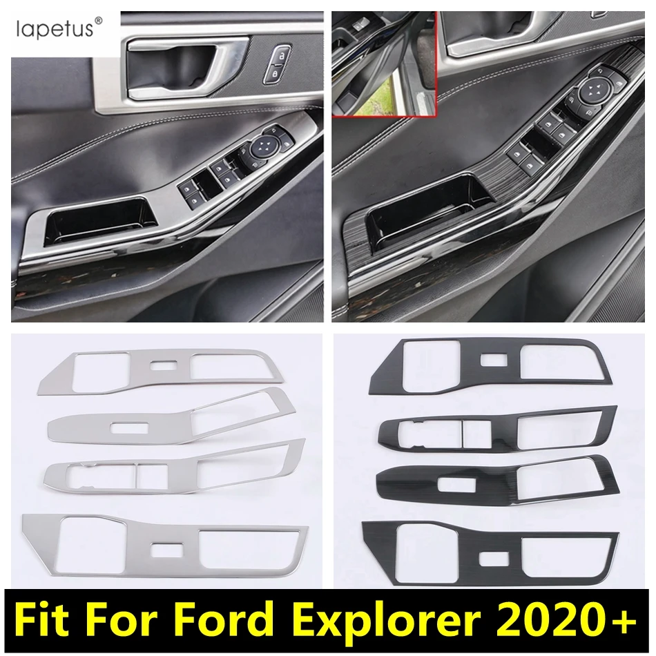 For Ford Explorer 2020 -2023 Door Armrest Window Lift Button Control Panel Cover Trim Stainless Steel / ABS Accessories Interior
For Ford Explorer 2020 -2023 Door Armrest Window Lift Button Control Panel Cover Trim Stainless Steel / ABS Accessories Interior