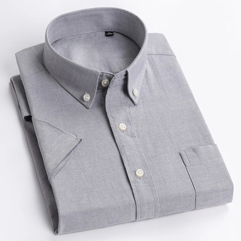 Men's Casual Solid Shirt Men's Summer Style Social High Quality 100% Cotton Shirts Short Sleeve Mens Shirts Male Tops
Men's Casual Solid Shirt Men's Summer Style Social High Quality 100% Cotton Shirts Short Sleeve Mens Shirts Male Tops