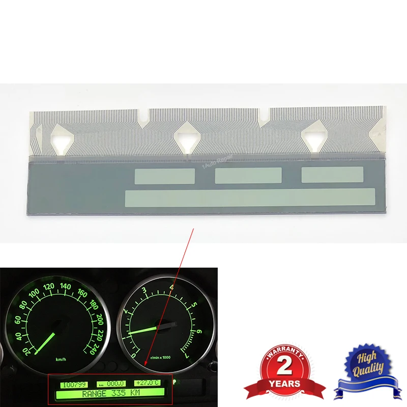 NEW LCD SCREEN FOR LAND ROVER RANGE III SPEEDOMETER INSTRUMENT CLUSTER DISPLAY PIXEL REPAIR
NEW LCD SCREEN FOR LAND ROVER RANGE III SPEEDOMETER INSTRUMENT CLUSTER DISPLAY PIXEL REPAIR