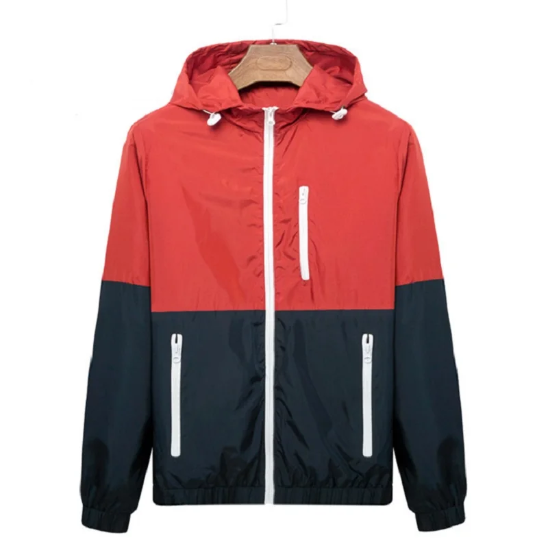 Windbreaker Men Casual Spring Autumn Lightweight Jacket NICE Pop Arrival Hooded Contrast Color Zipper Up Jackets Outwear Cheap
Windbreaker Men Casual Spring Autumn Lightweight Jacket NICE Pop Arrival Hooded Contrast Color Zipper Up Jackets Outwear Cheap