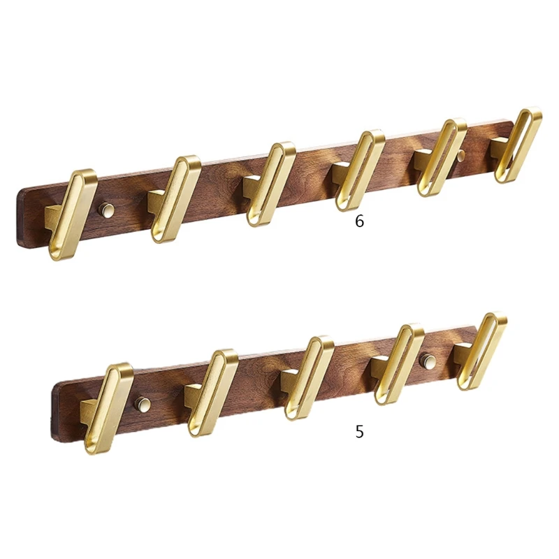 Wooden Wall Mounted Hanger Multi Metal Hooks Coat Rack Durable Clothes Pegs
Wooden Wall Mounted Hanger Multi Metal Hooks Coat Rack Durable Clothes Pegs
