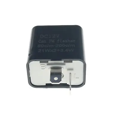 Black 2 Pin FIX Fast/No Flashing Flasher Led Turn signal Relay For Cafe Racer Custom
Black 2 Pin FIX Fast/No Flashing Flasher Led Turn signal Relay For Cafe Racer Custom
