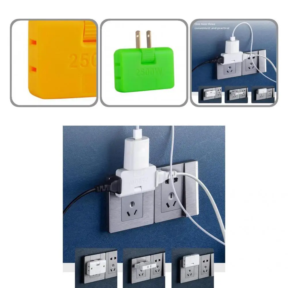 Plug Socket Convenient One Turn Three American Plug Travel Socket Professional Flame-retardant Socket Converter
Plug Socket Convenient One Turn Three American Plug Travel Socket Professional Flame-retardant Socket Converter
