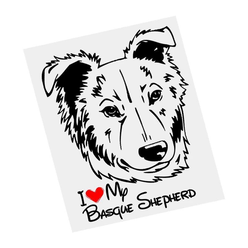 S61441# I Love My Basque Shepherd Dog Black Transparent Car Sticker Vinyl Decal Waterproof Decors for Motorcycle Bumper
S61441# I Love My Basque Shepherd Dog Black Transparent Car Sticker Vinyl Decal Waterproof Decors for Motorcycle Bumper