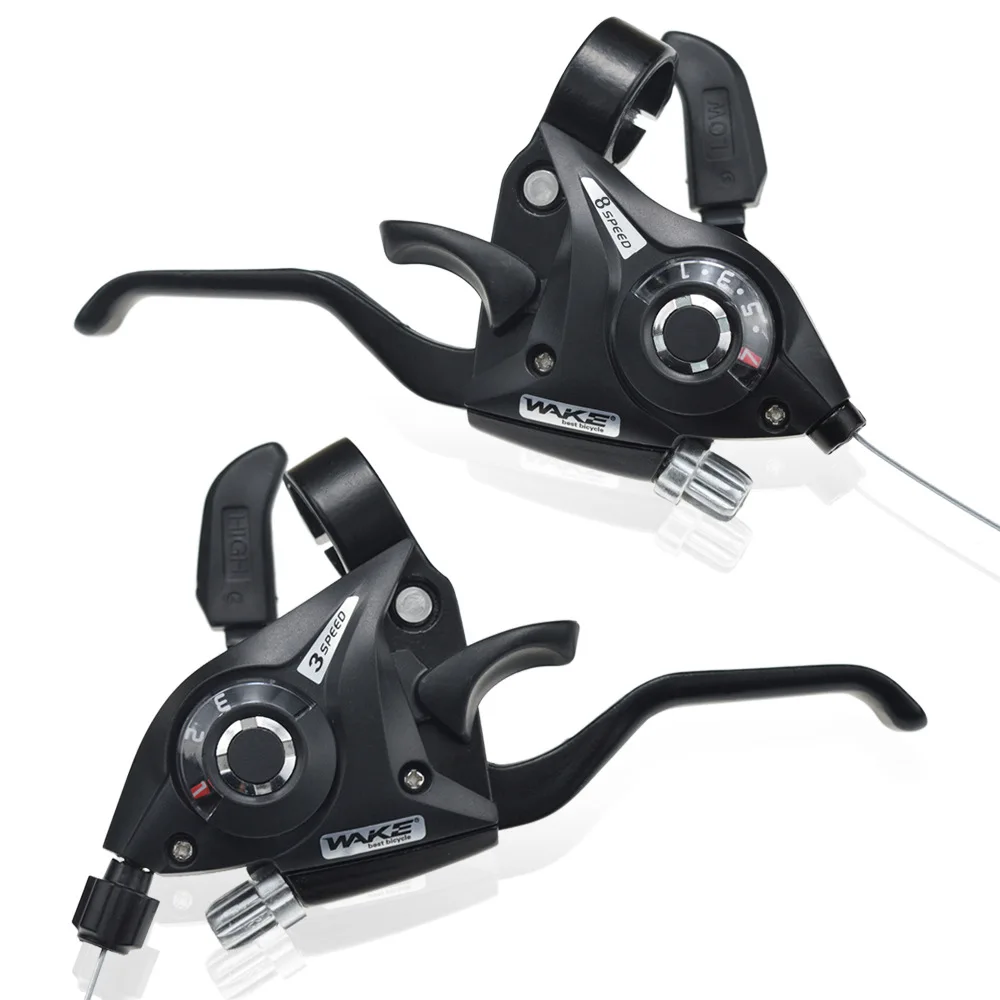 WAKE mountain bike variable speed brake 21 speed 24 speed 3 * 7/8 speed finger dial conjoined finger dial brake change 
WAKE mountain bike variable speed brake 21 speed 24 speed 3 * 7/8 speed finger dial conjoined finger dial brake change