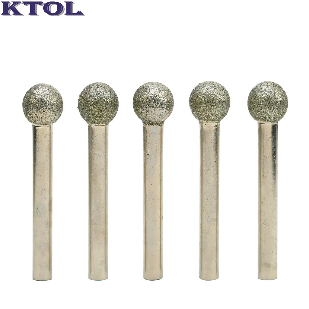 3mm 6mm Round Electroplated Diamond Grinding Burr Dremel Rotary Drill Bits Abrasive Tool Polishing Grind Needle Cutters on Stone
3mm 6mm Round Electroplated Diamond Grinding Burr Dremel Rotary Drill Bits Abrasive Tool Polishing Grind Needle Cutters on Stone