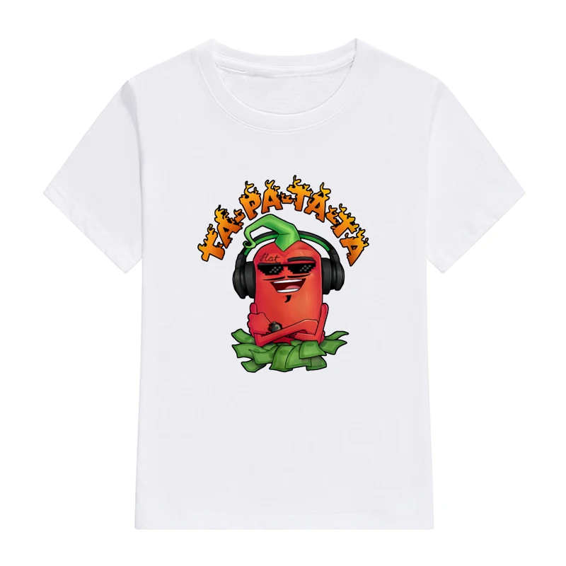 Children's 100% Cotton T Shirts Merch Edison Pepper "ТА-РА-ТА-ТА" Print Casual Family Clothing Set boy's & girl's Fashion Tops
Children's 100% Cotton T Shirts Merch Edison Pepper "ТА-РА-ТА-ТА" Print Casual Family Clothing Set boy's & girl's Fashion Tops