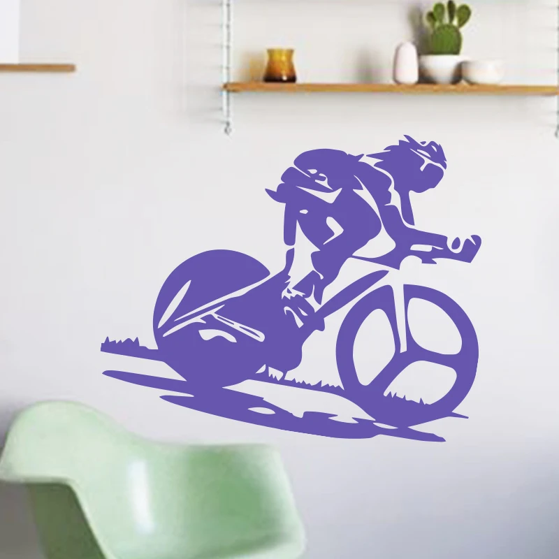 Art Design Home Decoration Racing Bike Wall Sticker Vinyl House Decor Gym Sports Decals For Bar Shop Fitness Room DIY
Art Design Home Decoration Racing Bike Wall Sticker Vinyl House Decor Gym Sports Decals For Bar Shop Fitness Room DIY