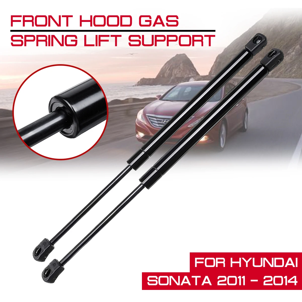 Lift Support Refit Bonnet Hood Gas Shock For Hyundai Sonata 2011 2012 2013 2014 Rod Gas Spring Strut Bars
Lift Support Refit Bonnet Hood Gas Shock For Hyundai Sonata 2011 2012 2013 2014 Rod Gas Spring Strut Bars
