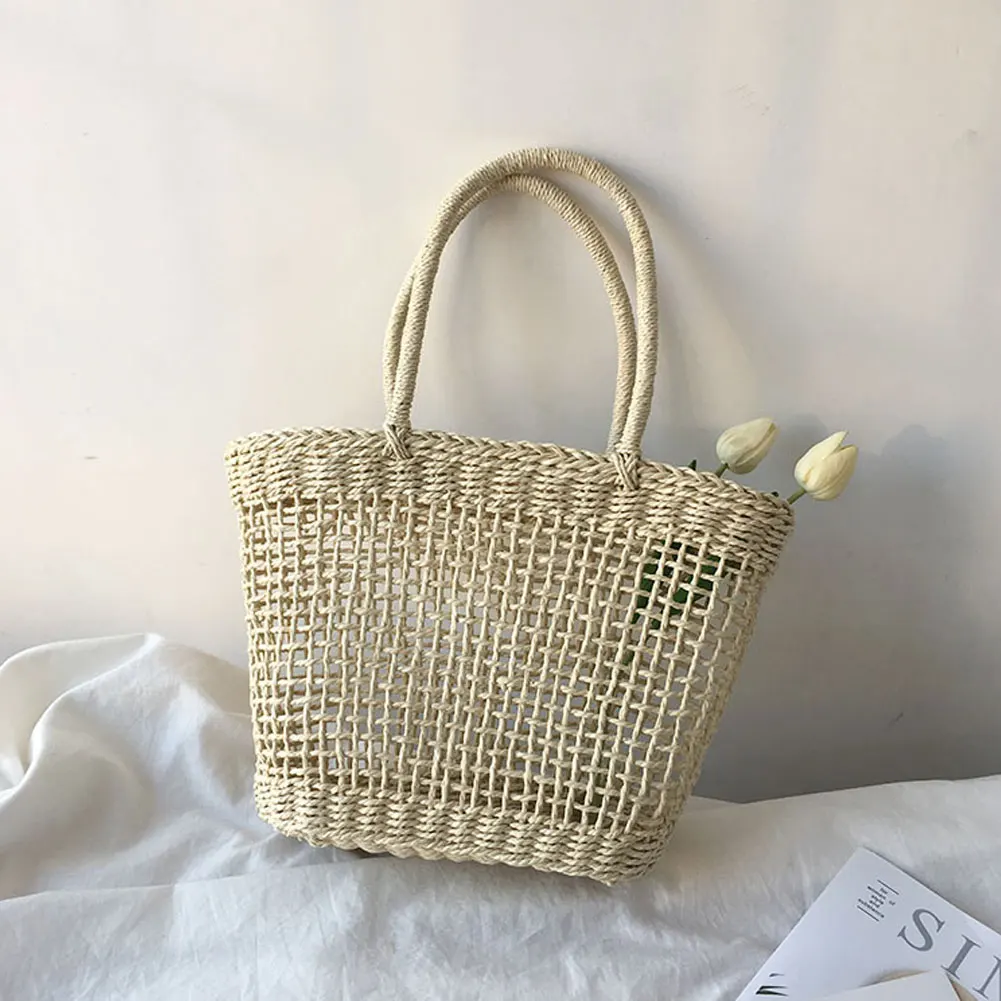 Fashion Straw Bag Beach Rattan Bags Handmade Summer Bags Woven Ladies Circle Shoulder Bag Bohemia Travel Female Tote Handbags 
Fashion Straw Bag Beach Rattan Bags Handmade Summer Bags Woven Ladies Circle Shoulder Bag Bohemia Travel Female Tote Handbags