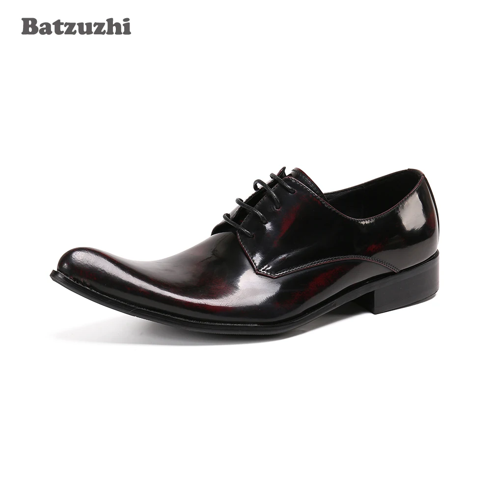 Batzuzhi Pointed Toe New Men's Shoes Genuine Leather Dress Shoes Men for Business, Party and Wedding Zapatos Hombre, Big Size 46
Batzuzhi Pointed Toe New Men's Shoes Genuine Leather Dress Shoes Men for Business, Party and Wedding Zapatos Hombre, Big Size 46