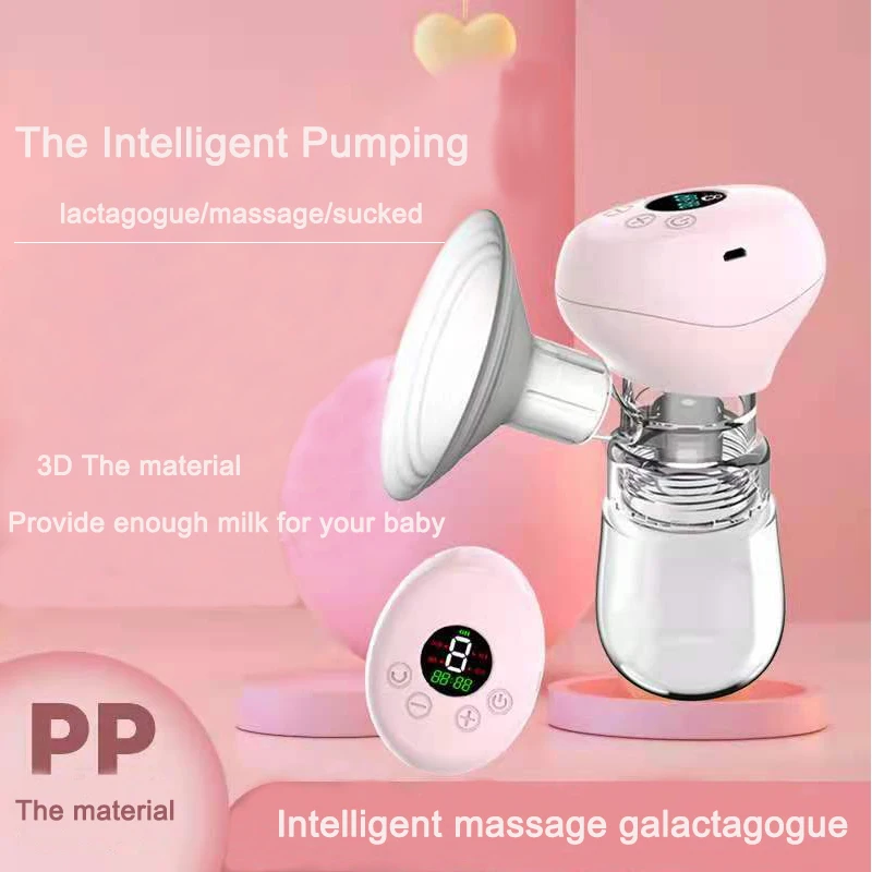 Electric Breast Pump With Massage And Prolactin Modes Automatic Portable Breast Milk Pump Baby Bottle Breastfeeding Accessories
Electric Breast Pump With Massage And Prolactin Modes Automatic Portable Breast Milk Pump Baby Bottle Breastfeeding Accessories