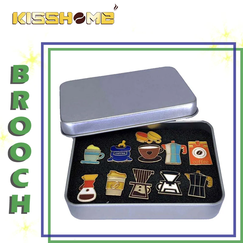 Espresso Barista Coffee Brooch Mini Metal Retro Broochess Beautiful Badge Cafe Gift Coffee Birthday Prerent Competition Souvenir
Espresso Barista Coffee Brooch Mini Metal Retro Broochess Beautiful Badge Cafe Gift Coffee Birthday Prerent Competition Souvenir