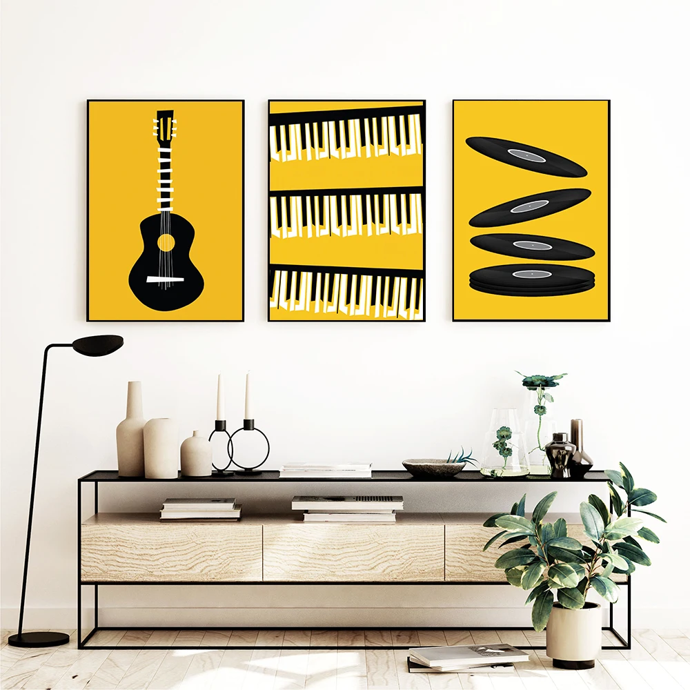 Nordic Music Art Poster Mid Century Classic Guitar Poster Piano Retro Wall Picture for Living Room Cuadros Decoration Home Decor
Nordic Music Art Poster Mid Century Classic Guitar Poster Piano Retro Wall Picture for Living Room Cuadros Decoration Home Decor
