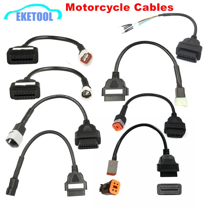 OBD2 Connector Motorcycle Motobike For YAMAHA For HONDA For Ducati For Kawasaki For Suzuki OBD2 Extension Motor Cable
OBD2 Connector Motorcycle Motobike For YAMAHA For HONDA For Ducati For Kawasaki For Suzuki OBD2 Extension Motor Cable