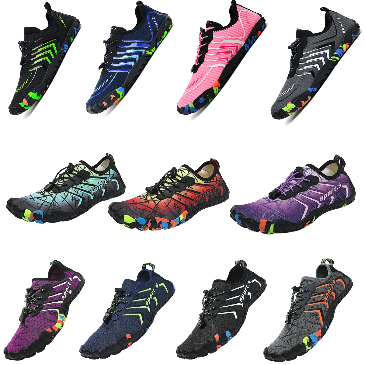 Men Women Aqua Shoes Sneakers Quick Dry Swimming Footwear Unisex Outdoor Breathable Upstream Beach Shoes 35-48#
Men Women Aqua Shoes Sneakers Quick Dry Swimming Footwear Unisex Outdoor Breathable Upstream Beach Shoes 35-48#