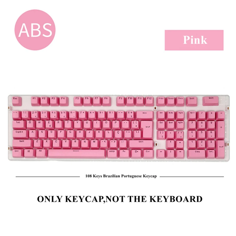 Brazilian Portuguese Language Mechanical Keyboard Keycaps OEM Ergonomic 108 Keys ABS Oil-resistant Replacement Key Caps
Brazilian Portuguese Language Mechanical Keyboard Keycaps OEM Ergonomic 108 Keys ABS Oil-resistant Replacement Key Caps