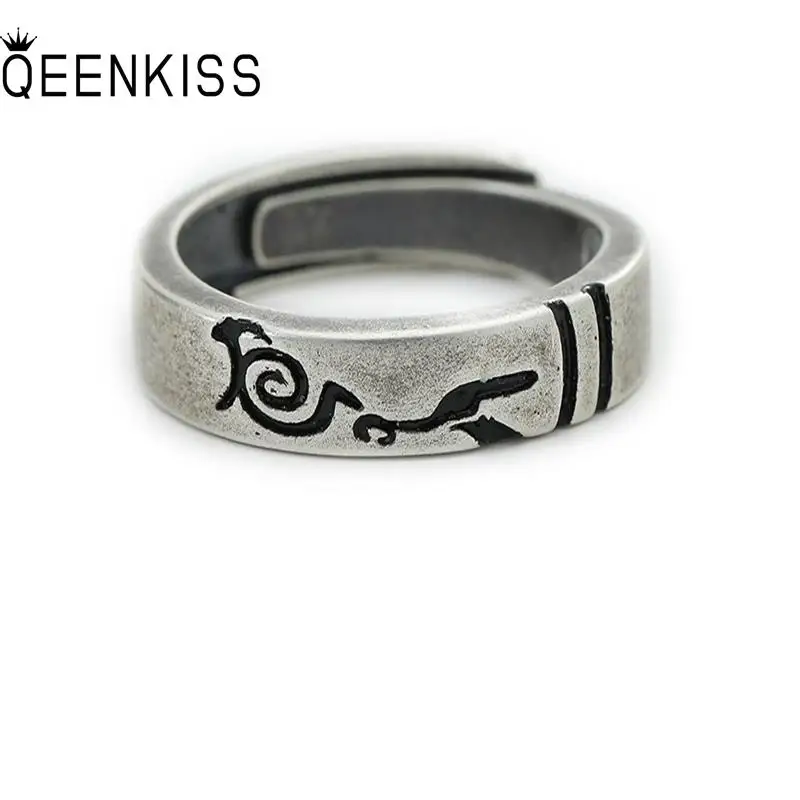 QEENKISS RG6857 Fine Jewelry Wholesale Fashion Woman Man Birthday Wedding Gift Retro Round Totem 925 Sterling Silver Open Ring
QEENKISS RG6857 Fine Jewelry Wholesale Fashion Woman Man Birthday Wedding Gift Retro Round Totem 925 Sterling Silver Open Ring