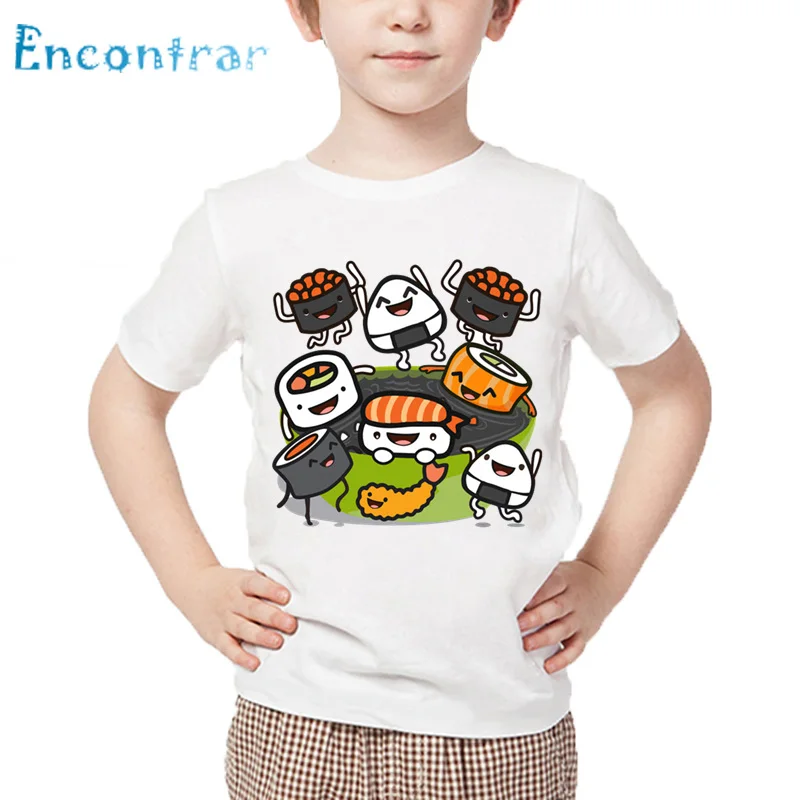 Boys and Girls Sushi Party Print T shirt Baby Cartoon Funny T-shirt Kids Summer Short Sleeve White Tops,oHKP5561
Boys and Girls Sushi Party Print T shirt Baby Cartoon Funny T-shirt Kids Summer Short Sleeve White Tops,oHKP5561