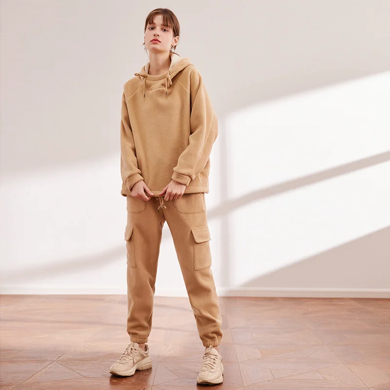 Womens Long Sleeve Hooded Sweatshirt Suit Casual Style 100% Polyester 3 Colors Two Sided Pockets Coat New Fashion
Womens Long Sleeve Hooded Sweatshirt Suit Casual Style 100% Polyester 3 Colors Two Sided Pockets Coat New Fashion
